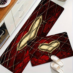 Hidden Love Pattern Rug Machine Washable Carpet for Home Indoor Decor