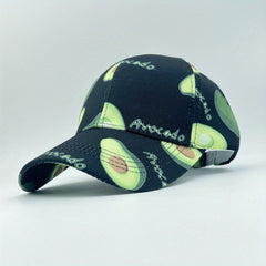 Avocado Print Baseball Cap Unisex Lightweight Sun Hat