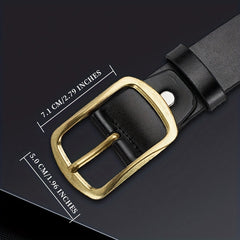 Men's PU Leather Belt Unisex Decorative Accessories for Pants Jeans