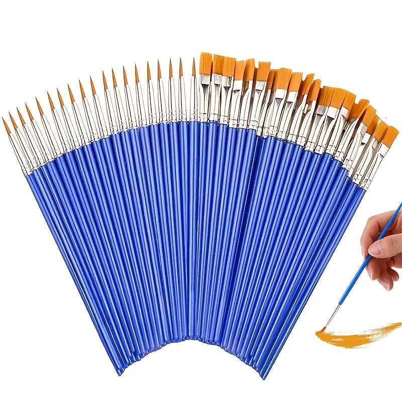 11pcs Painting Brushes Set for DIY Painting Tools Face Painting Nail Art