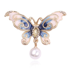 Butterfly Beads Brooch Backpack Pins