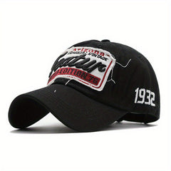 Vintage Patch Baseball Cap Letter Embroidery Dad Hats Unisex Adjustable Sun Hats
