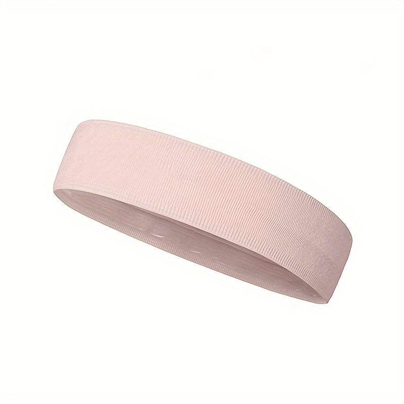 Breathable Solid Yoga Headband Quick Drying Non slip Headband for Yoga Fitness