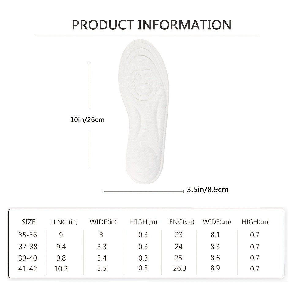 Anti-odor Sweat Absorption Sports Insoles
