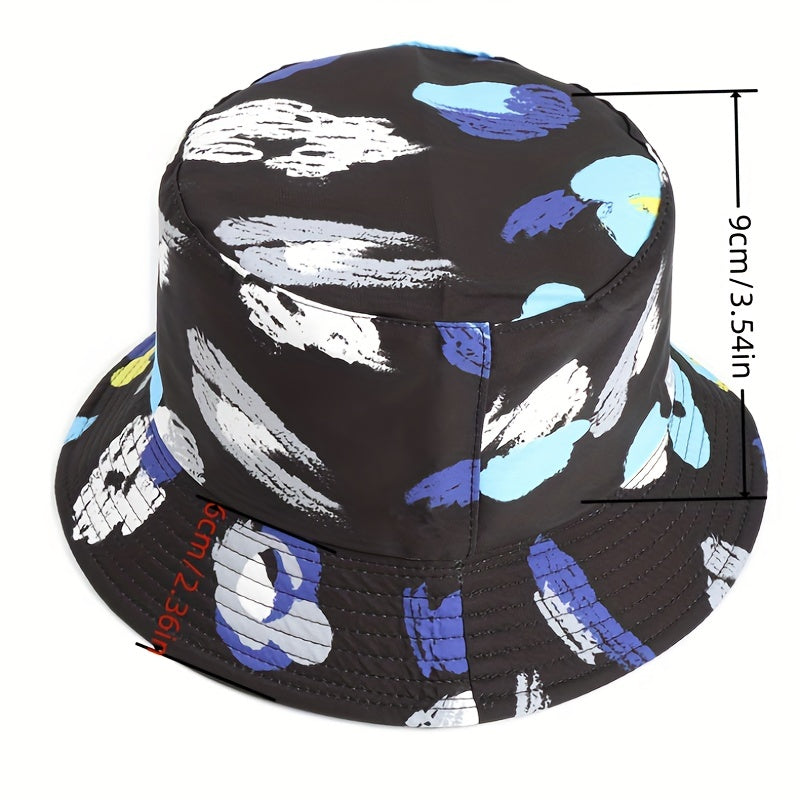 Hip Hop Graffiti Reversible Fisherman Cap