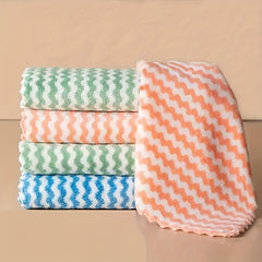 10pcs Microfiber Towels Reusable Cleaning Towels for Kitchen Bathroom Car Window