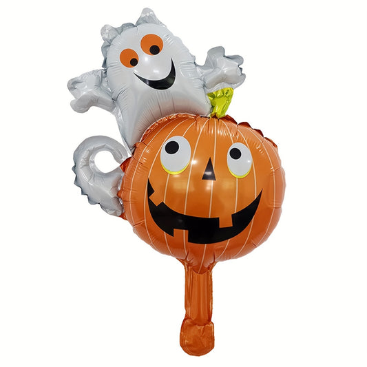 1pc Halloween Ghost Balloon & Pumpkin Foil Balloon