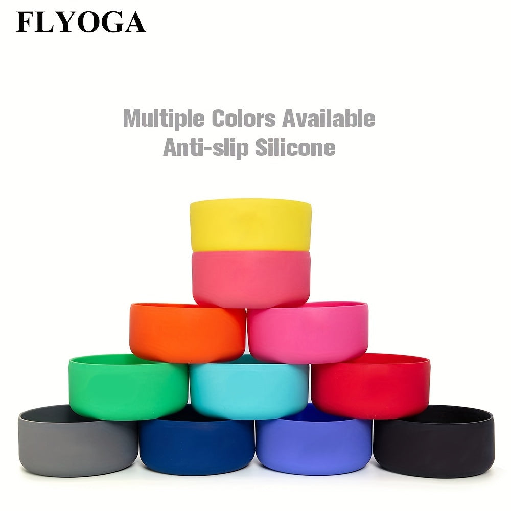 Silicone Sleeve for 64oz Wide Mouth Bottles Insulated Anti Slip Bottom Cover