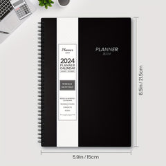 1PC Planner Weekly Monthly Calendar Spiral 12 Months From JAN to DEC Office Plan