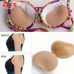 Silicone Bra Insert Pads Self-adhesive Chest Enhancer Women's Lingerie