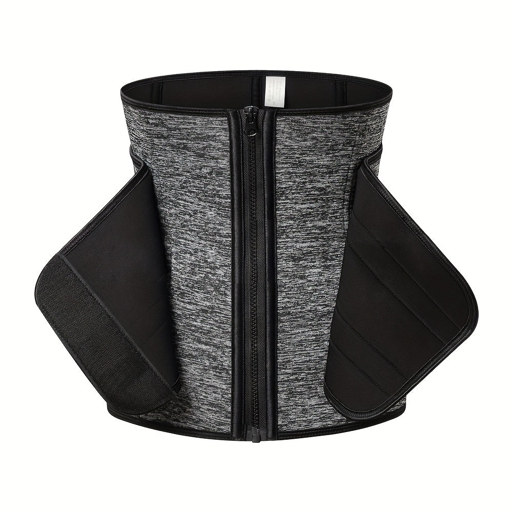 Waist Trainer Tummy Wrap Tummy Control Workout Zipper Slimmer Belly Belt