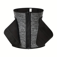 Waist Trainer Tummy Wrap Tummy Control Workout Zipper Slimmer Belly Belt