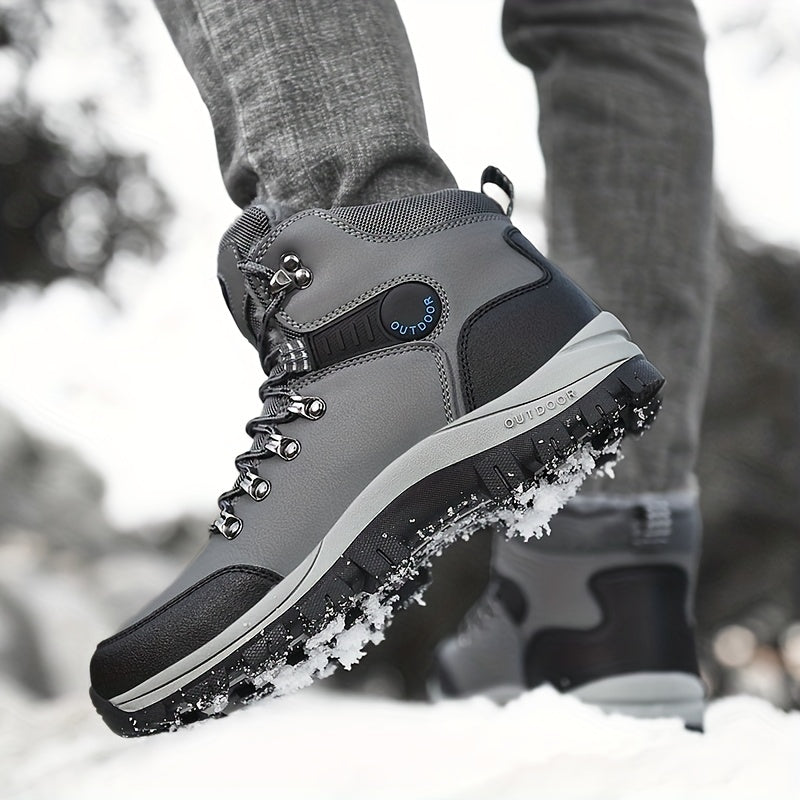 Men's Winter Boots High Top Snow Boots Non Slip