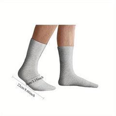 6 Pairs Diabetic Socks for Men & Women, Extra Roomy Toe Seams, Non Binding Top
