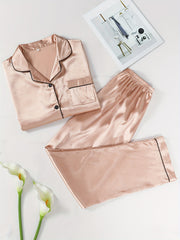 Casual Soft Pajamas Long Sleeve & Pants Pj Sets Womens Loungewear