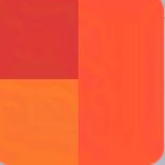 Orange Gradient Tie Dye Bandana Head Wrap Scarf