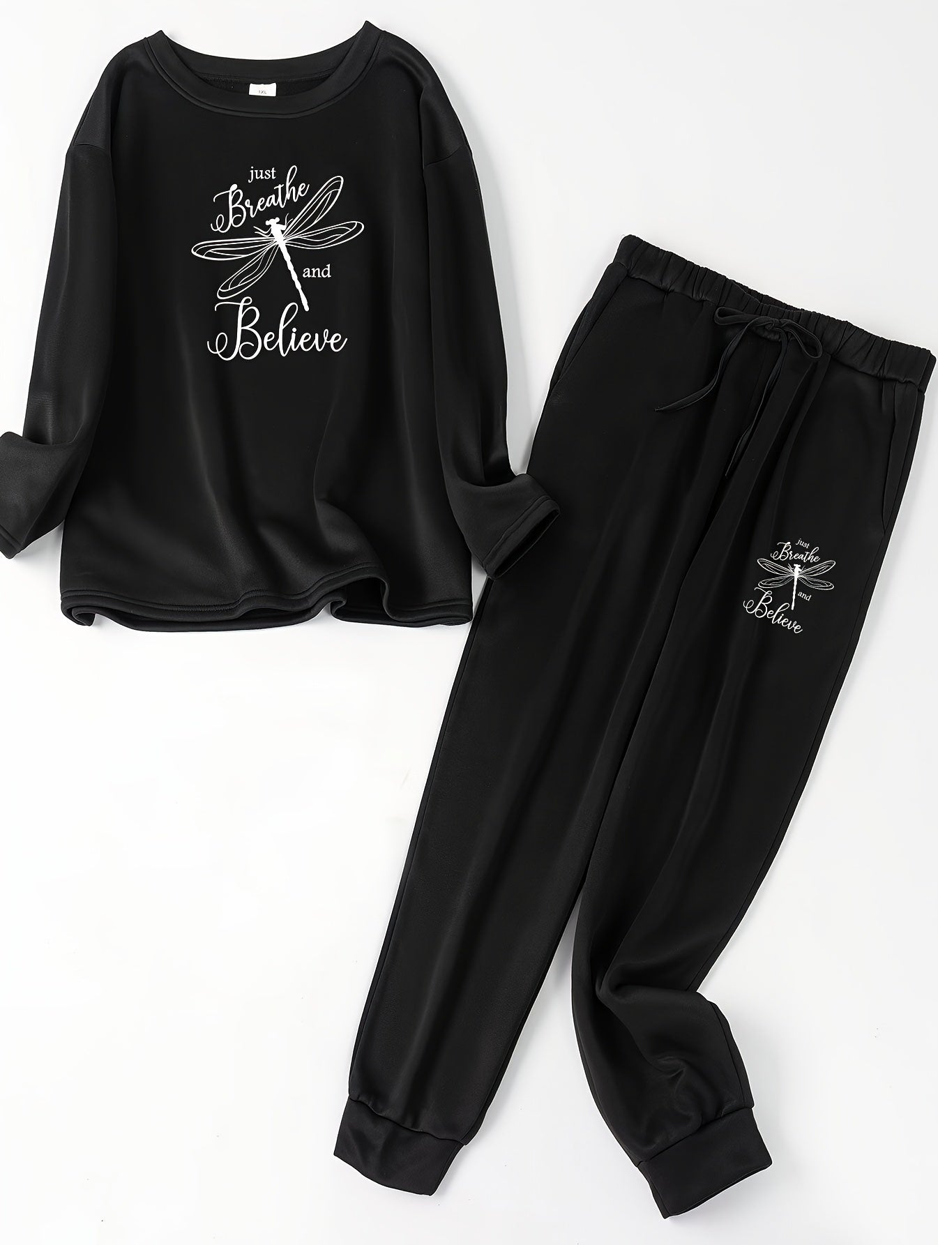  Dragonfly Fleece Lounge Set