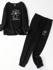  Dragonfly Fleece Lounge Set