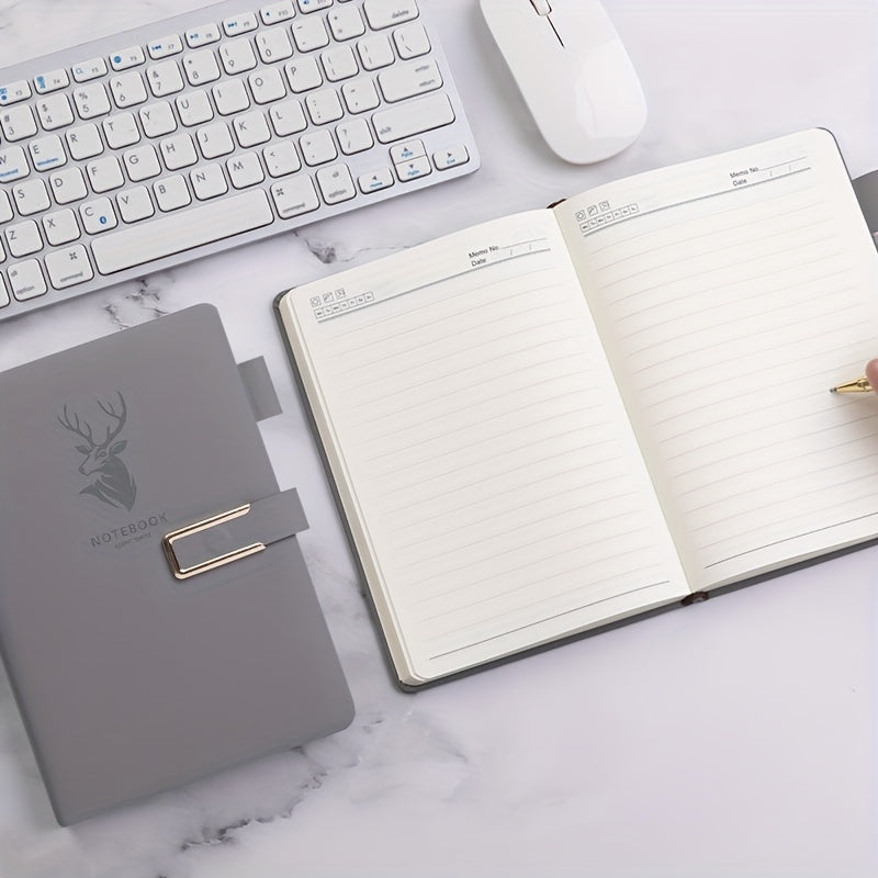 360 Page Leather Buckle A5 Notebook for Home Office and Study