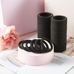 100 Pcs Seamless Thick Hair Tie Elastic Hair Accessories