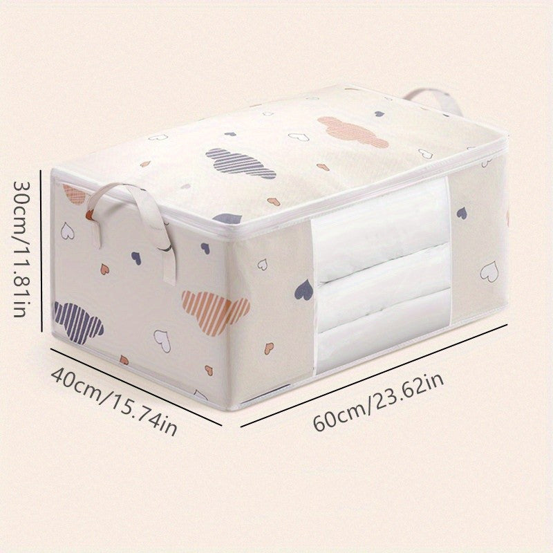Large Capacity Dustproof Quilt & Clothes Storage Bag with Zipper