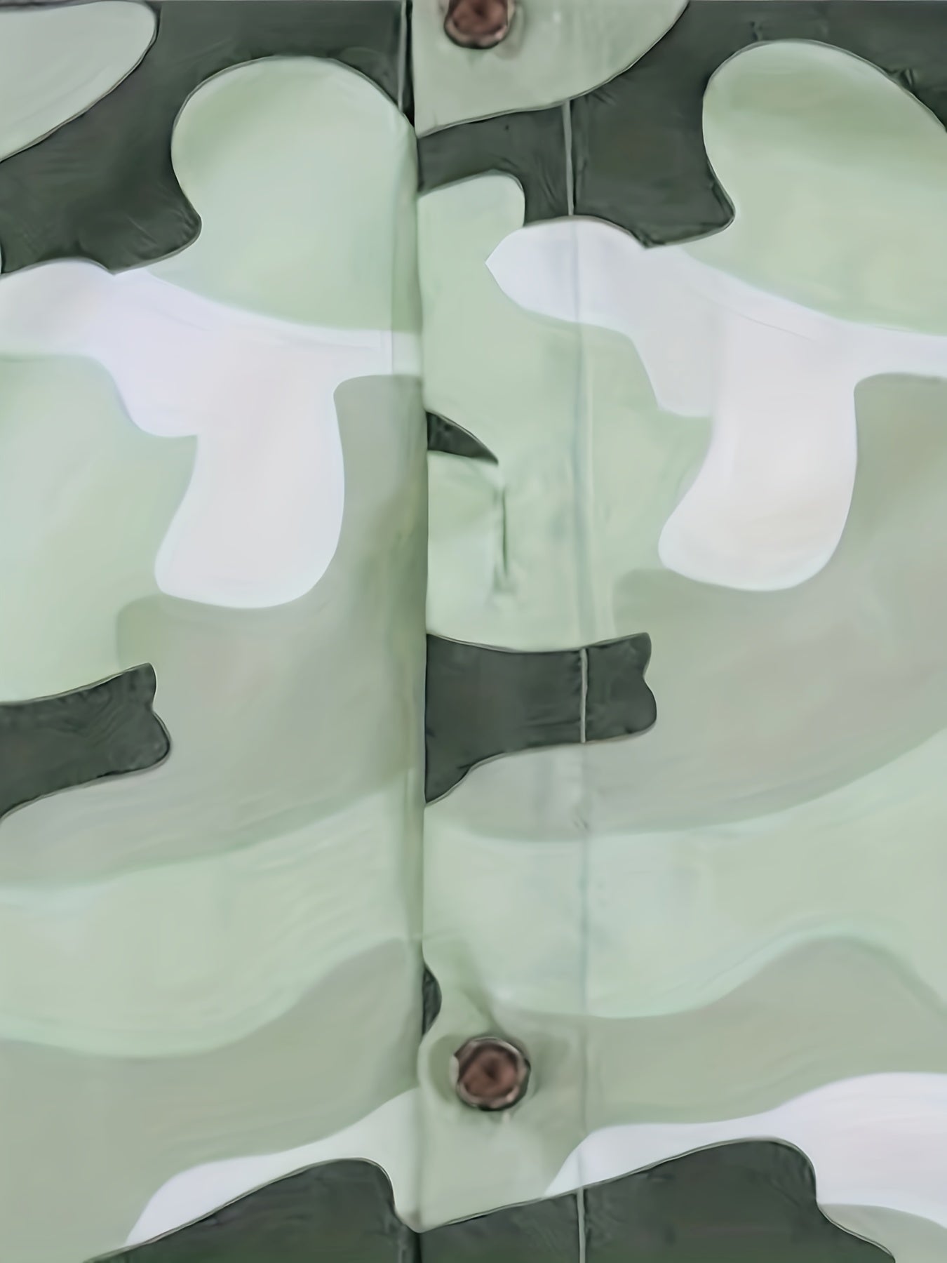  Camo Long Sleeve Button Up Tunic Shirt Top