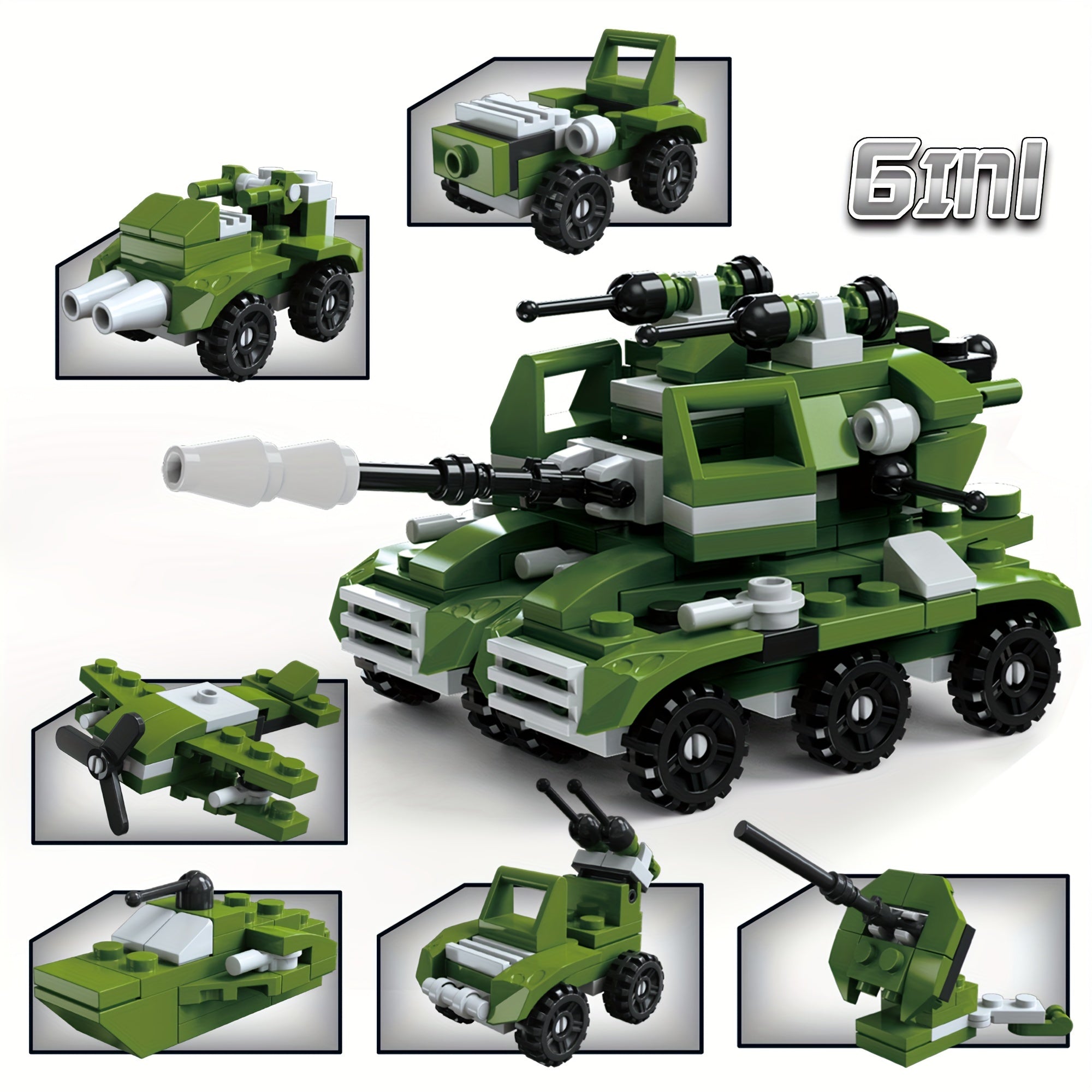 153pcs Main Battle Tank Building Block Toy