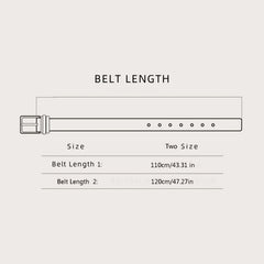 Bronze Western Denim Sports Men's Button Belt