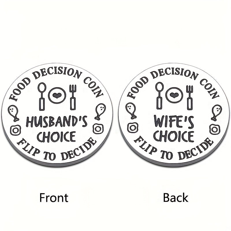 Funny Destiny Flip Coin Gift For Men Women Valentines Anniversary Birthday