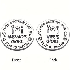 Funny Destiny Flip Coin Gift For Men Women Valentines Anniversary Birthday