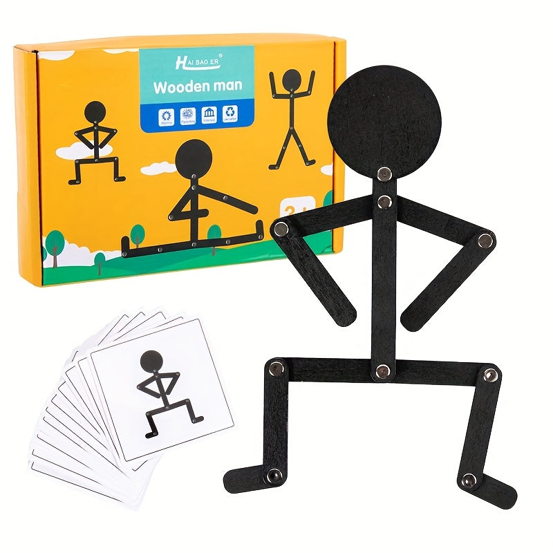 24pcs Matching Puzzle Game Wooden Toys for Sports Loving Kids