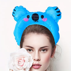 24 Packs Inflatable Animals Headband Zoo Safari Balloons Hat Jungle Theme