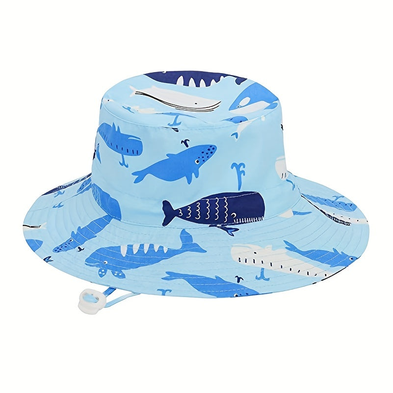 Shark Fisherman's Hat Sun Protection Bucket Hat Outdoor Beach Party Boys Girls