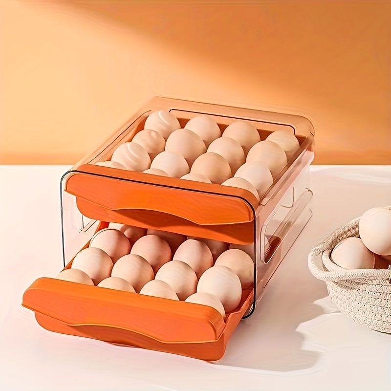 Refrigerator Egg Storage Box Double Layer Holder