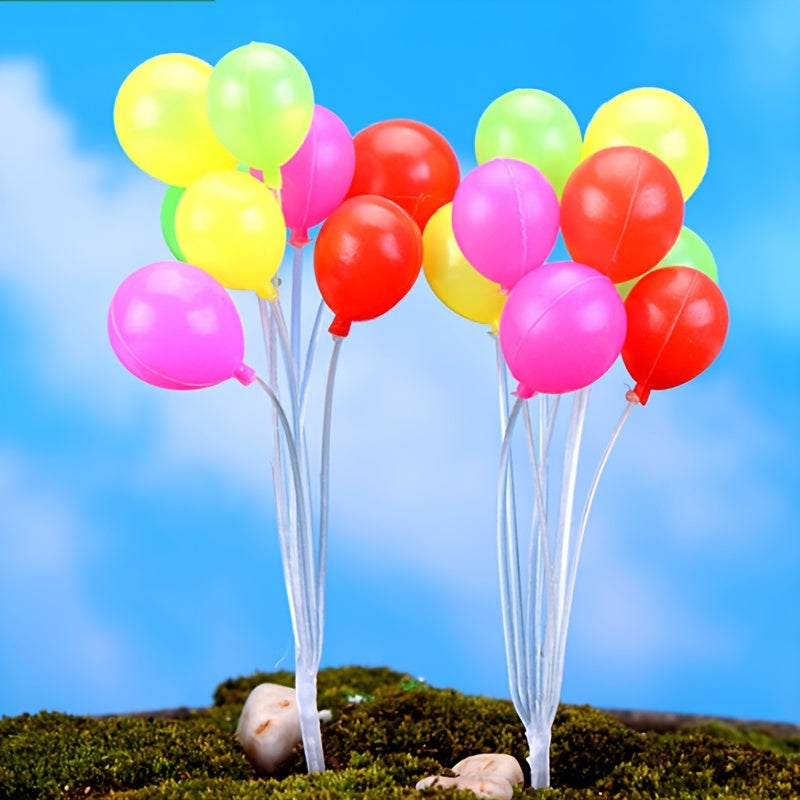 Mini Balloon Fairy Garden Dollhouse Craft Plant Pot Ornament Home Room