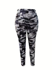  Camo Print Medium Stretch Skinny Leggings
