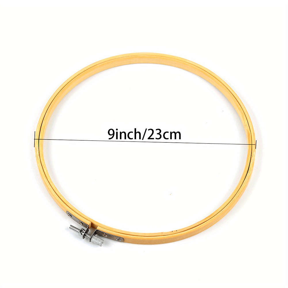 Embroidery Cross Stitch Wooden Frame Hoop Circle DIY Hand Craft Sewing Tool