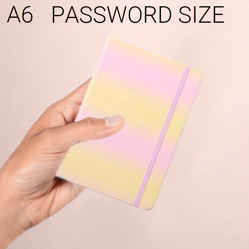 Rainbow Notebook A5 A6 A7 Fish Scales Embossed 82 Sheets Thick Lined Papers