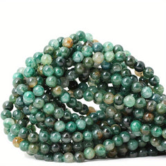Natural Agate Gemstone Round Loose Beads DIY Jewelry Making