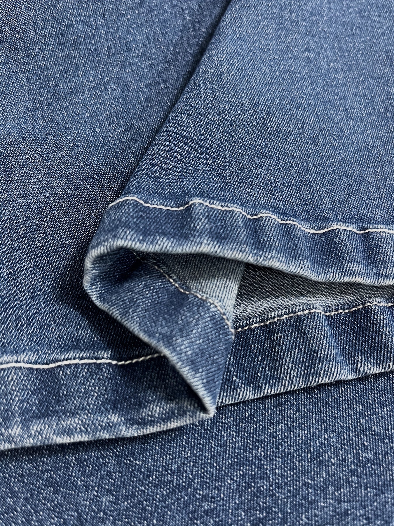 Washed Ripped High Rise Flared Leg Jeans