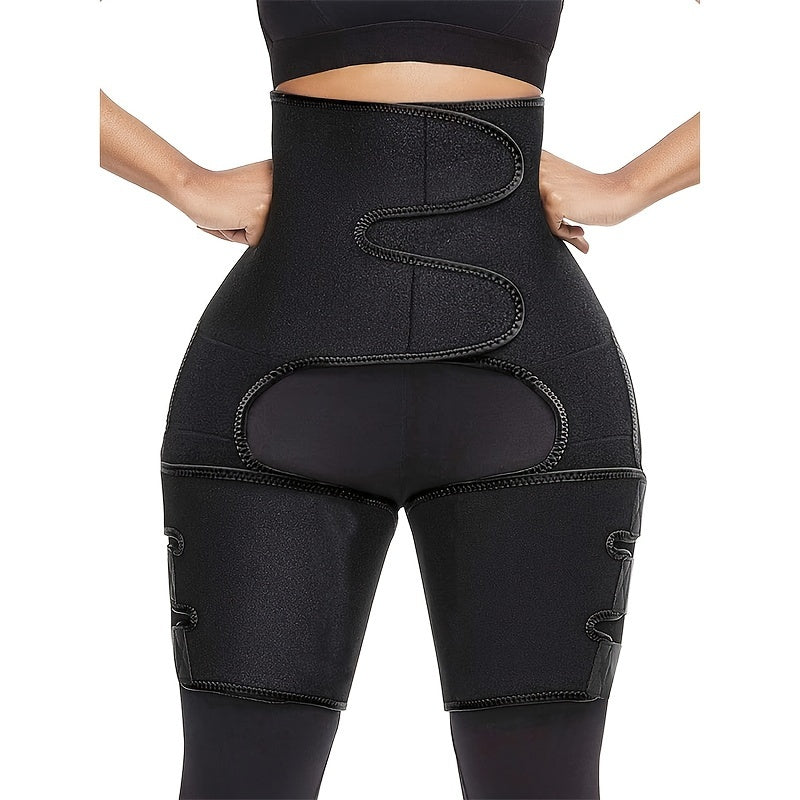 Sweat Waist Support Belt & Thigh Trimmer Body Shaper