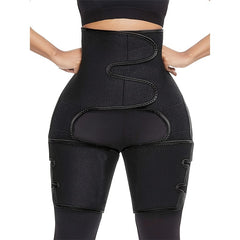 Sweat Waist Support Belt & Thigh Trimmer Body Shaper
