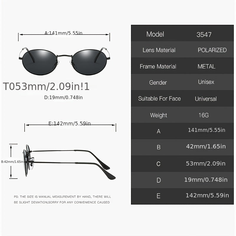 Round UV Blocking Driving Glasses Unisex Sunshades