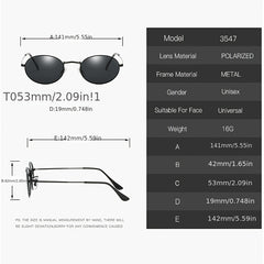 Round UV Blocking Driving Glasses Unisex Sunshades