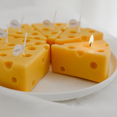 Cheese Scented Candles 4pcs Soy Wax Bedroom Bathroom Wedding Decor