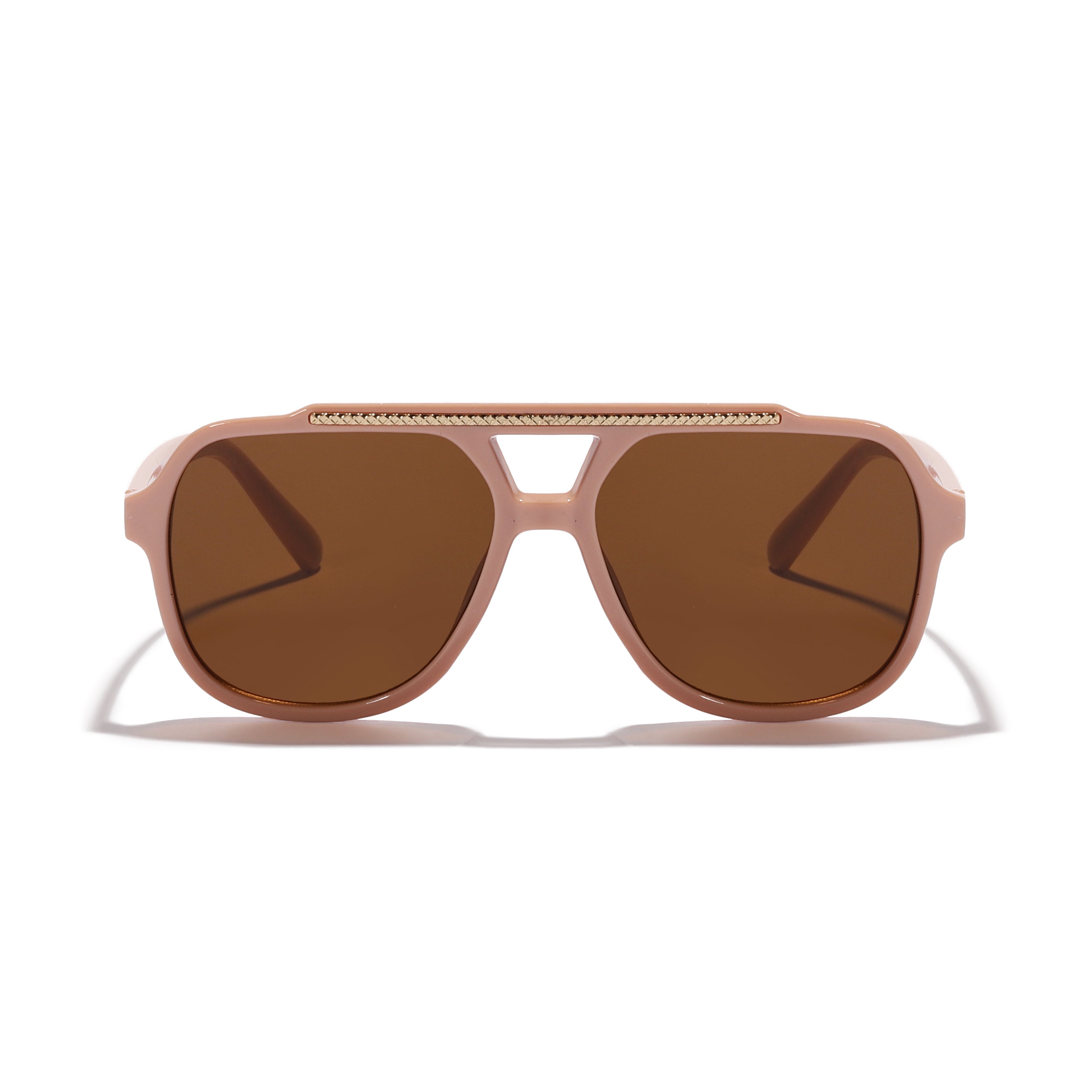 Top Bar Aviator Sunglasses For Men Women Gradient Lens UV400