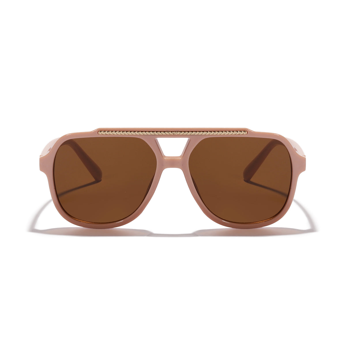 Top Bar Aviator Sunglasses For Men Women Gradient Lens UV400