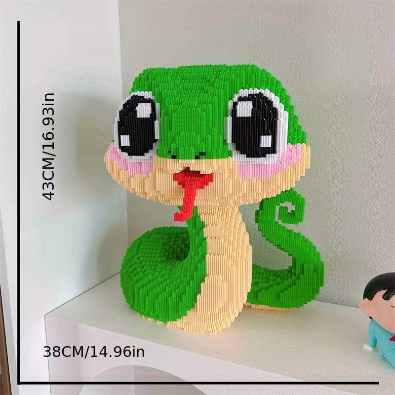 15000pcs Year of the Snake Animal Building Block Toy Set
