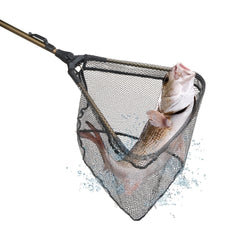 Foldable Fishing Net Telescopic Aluminum Handle 16in Hoop Size