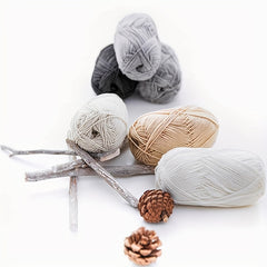 100M Soft Crocheting Yarn For Hand Knitting Fingering Sock Yarn
